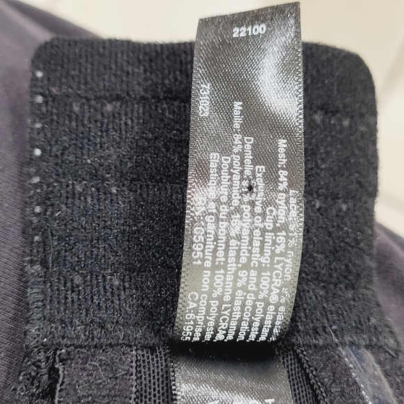 32DD Natori 731023 Feathers Strapless Plunge Multiway Bra‎ Black - Picture 6 of 8